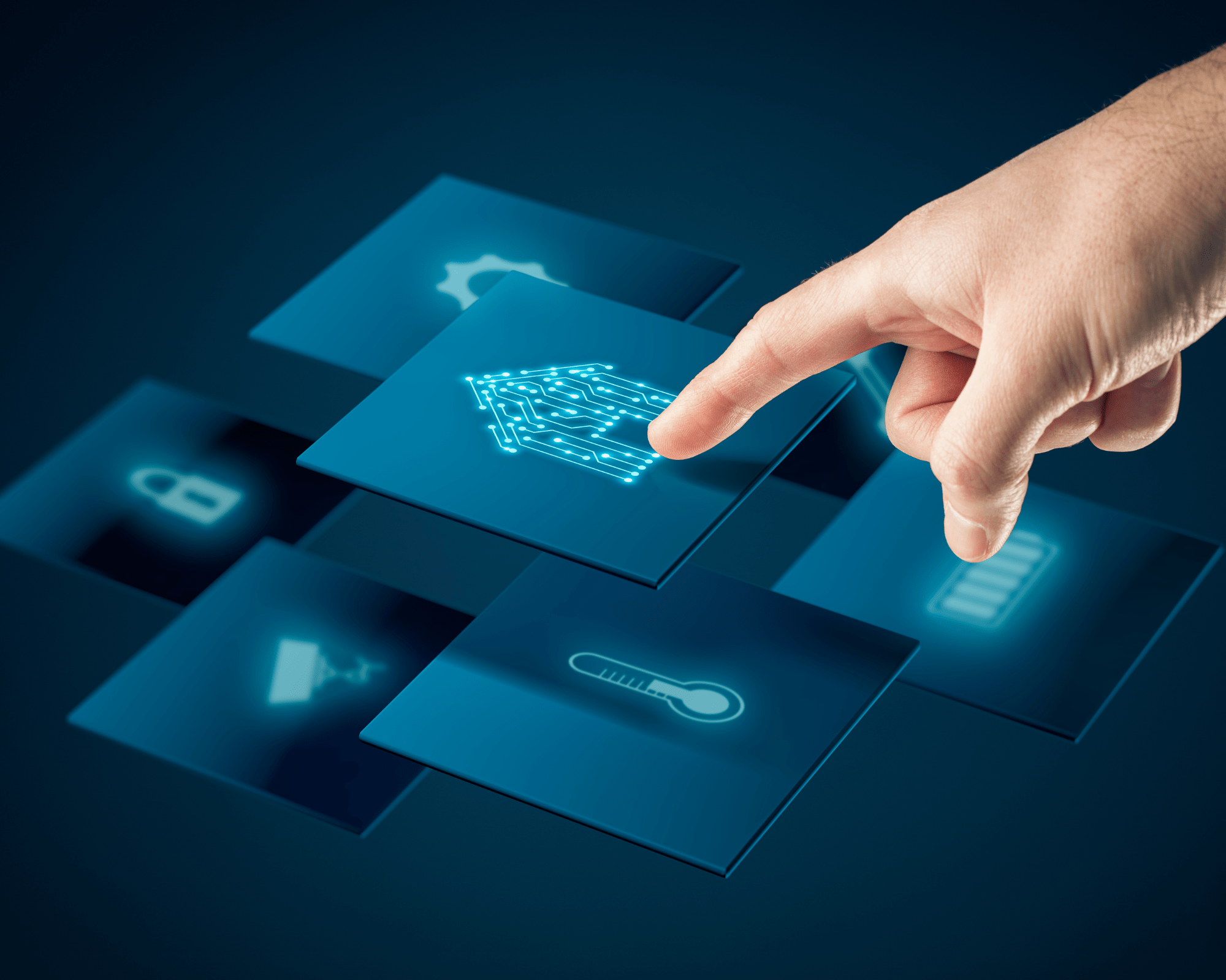 Controllo digitale degli impianti tramite pannello touch